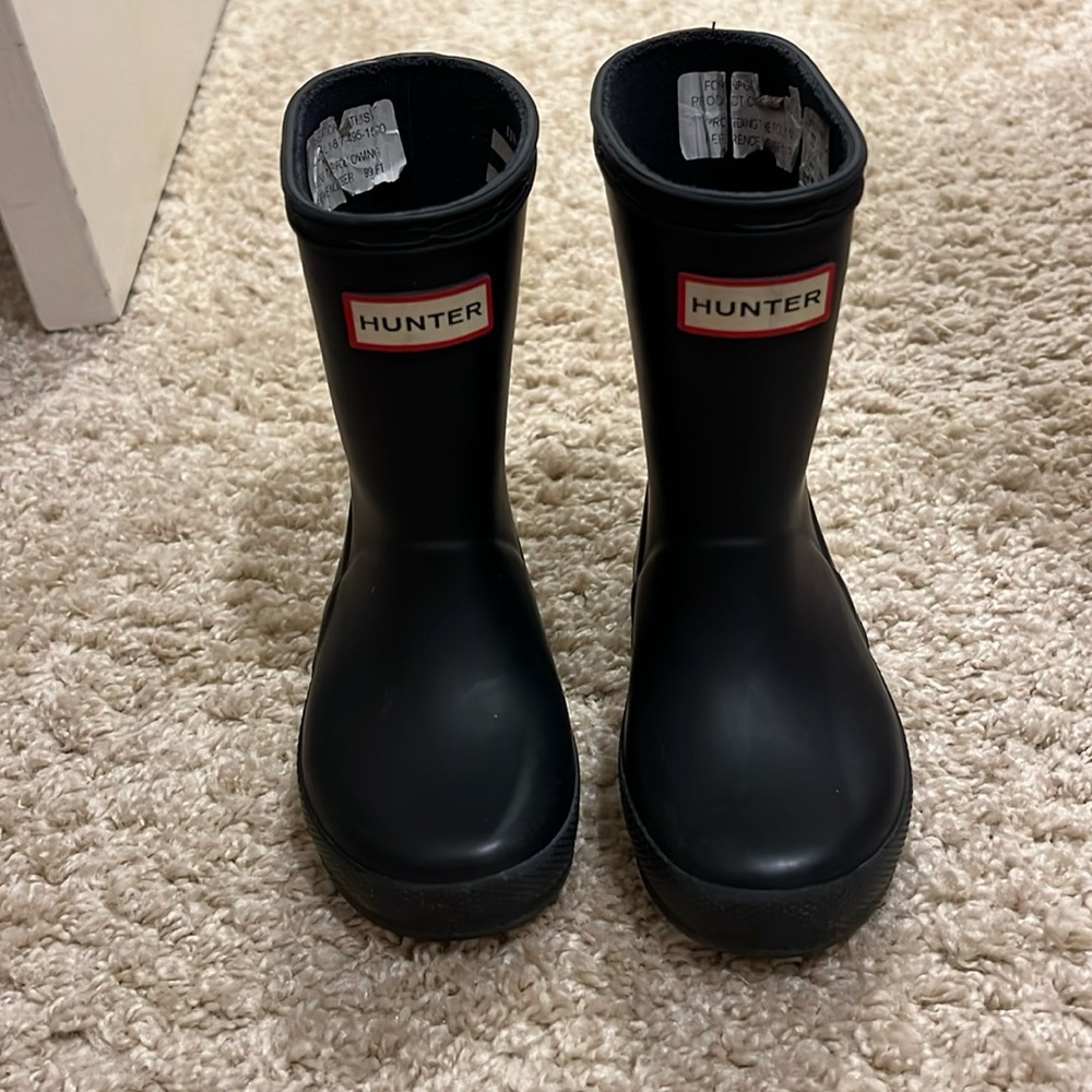 Navy Hunter boots